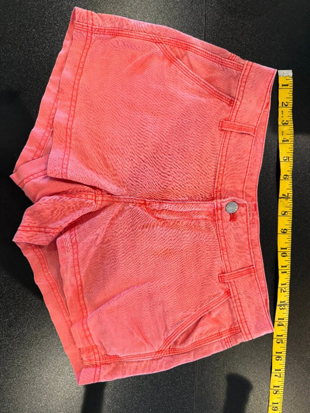 J. Crew Red Chambray Shorts